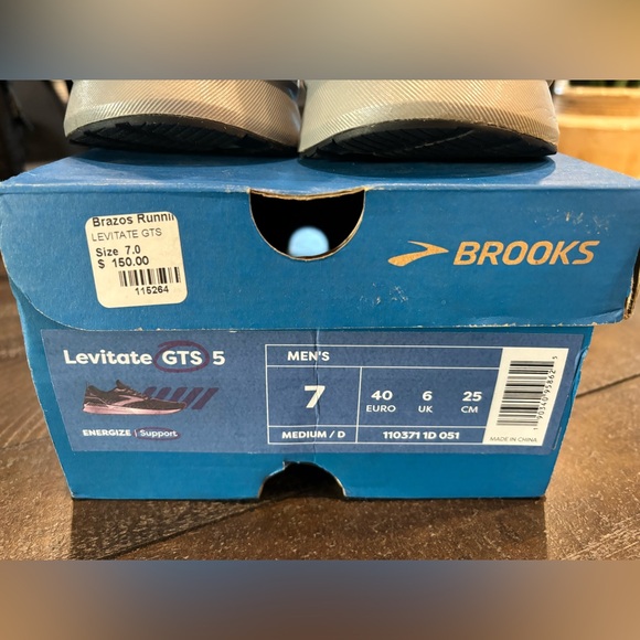 Excellent condition. Men’s Size 7 Levitate GTS Brooks - Picture 5 of 6